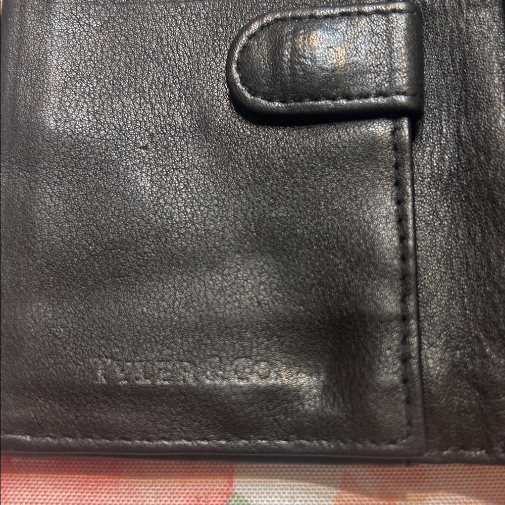 Black Leather Bifold Wallet butter soft broke in - Picture 8 of 8
